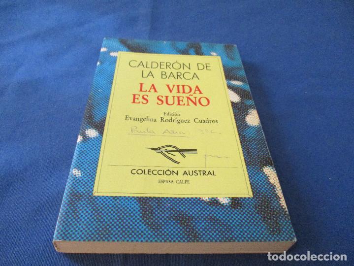 Libros de segunda mano: (P.A.L.) COLECCI&Oacute;N AUSTRAL / CALDER&Oacute;N DE LA BARCA - LA VIDA ES SUE&Ntilde;O - Foto 2
