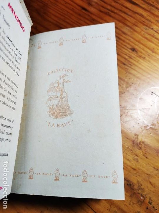 Libros de segunda mano: Principe y mendigo, Mark Twain. Colecci&oacute;n La Nave. - Foto 2
