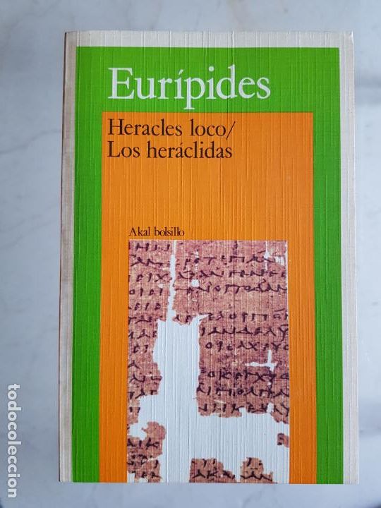Libros de segunda mano: Eur&iacute;pides: Heracles Loco / Los Her&aacute;clidas (1986) - Foto 1