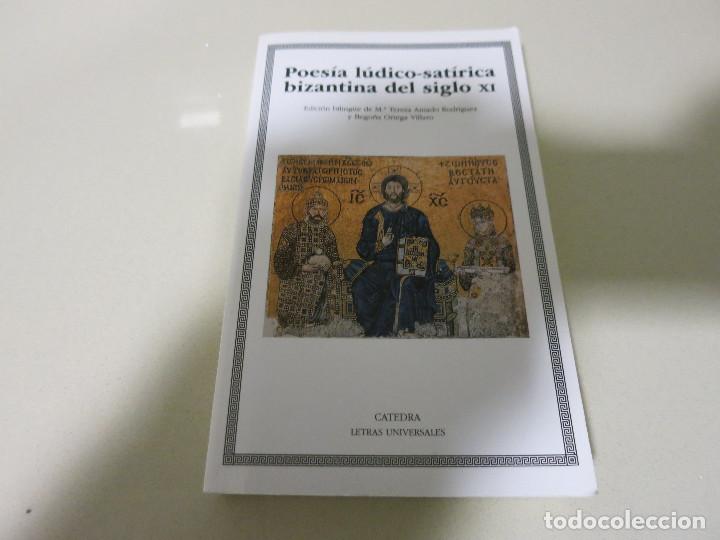 Libros de segunda mano: POESIA CATEDRA LETRAS UNIVERSALES LUDICO-SATIRICA BIZNATINA SIGLO XI