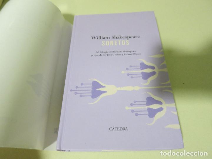 Libros de segunda mano: SONETOS WILLIAM SHAKESPEARE CATEDRA EDICION BILING&Uuml;E - Foto 1