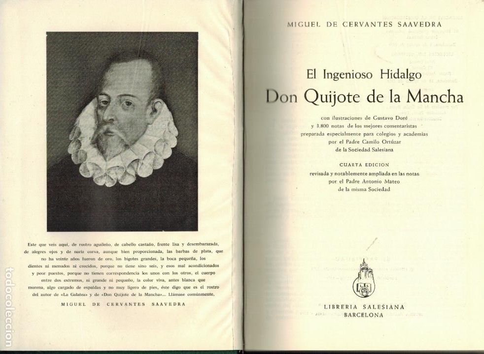 Libros de segunda mano: EL INGENIOSO HIDALGO DON QUIJOTE DE LA MANCHA - Foto 1