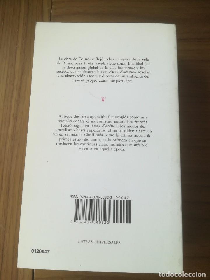 Libros de segunda mano: ANNA KARENINA - LEV TOLSTOI - ED.CATEDRA 2008 - Foto 2
