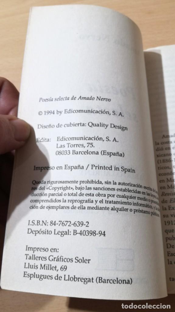 Libros de segunda mano: POESIA SELECTA - AMADO NERVO	FONTANA	M404 - Foto 5