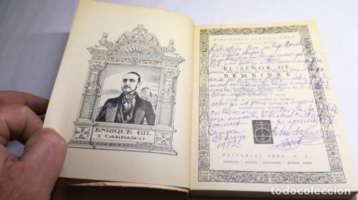 Libros de segunda mano: EL SE&Ntilde;OR DE BEMBIBRE - E GIL Y CARRASCO	CLASICOS EBRO ZARAGOZA	Z205 - Foto 6