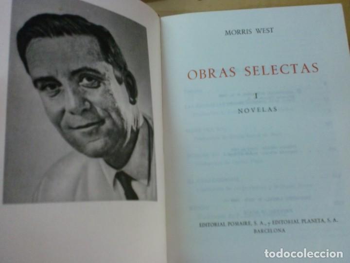Libros de segunda mano: OBRAS SELECTAS I NOVELAS MORRIS WEST EDIT PLANETA A&Ntilde;O 1969 - Foto 2