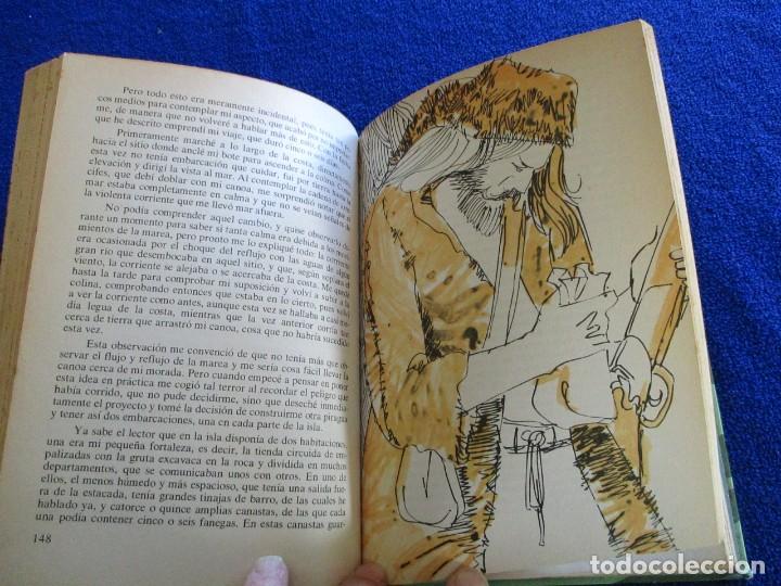Libros de segunda mano: ROBINSON CRUSOE Daniel Defoe Editorial Everest 1981 - Foto 7