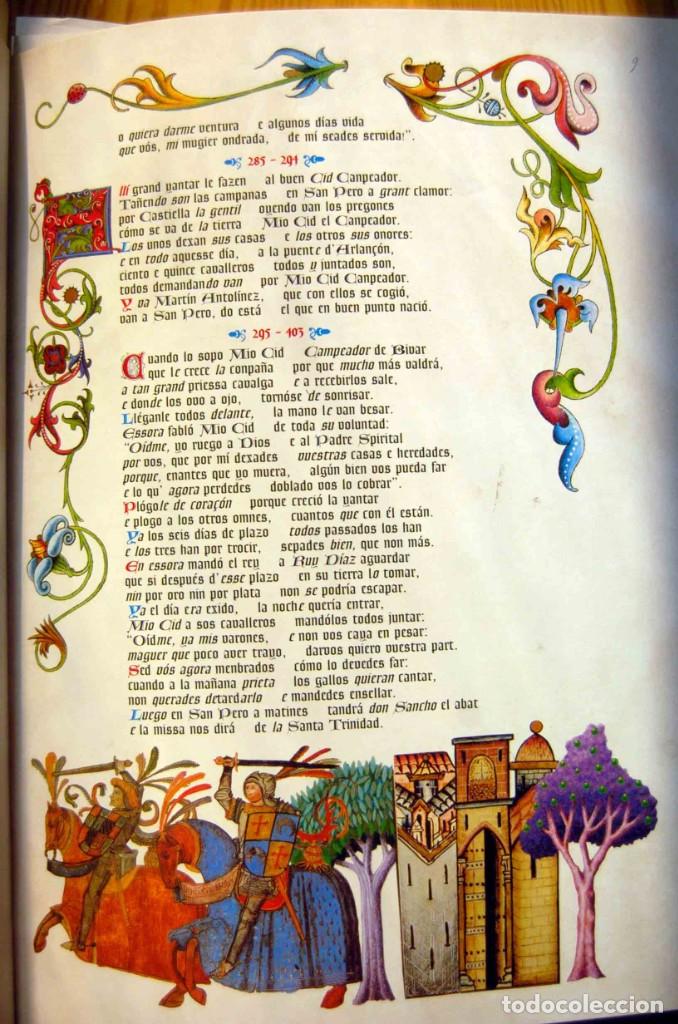 Libros de segunda mano: CANTAR DE MIO CID, EDICI&Oacute;N ART&Iacute;STICA DE LUJO. NUEVO - Foto 4