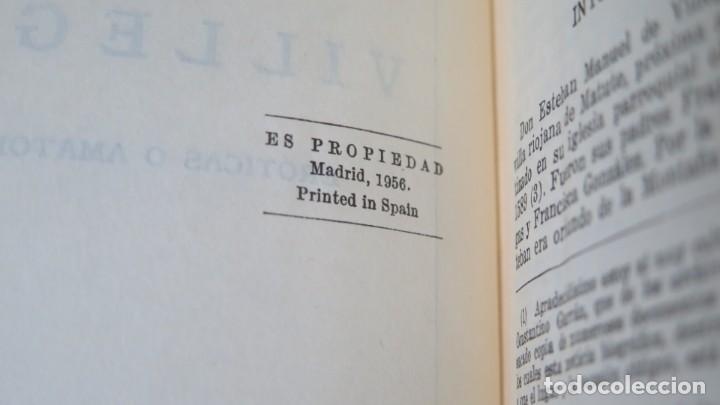 Libros de segunda mano: 1956.- VILLEGAS. CLASICOS CASTELLANOS - Foto 2