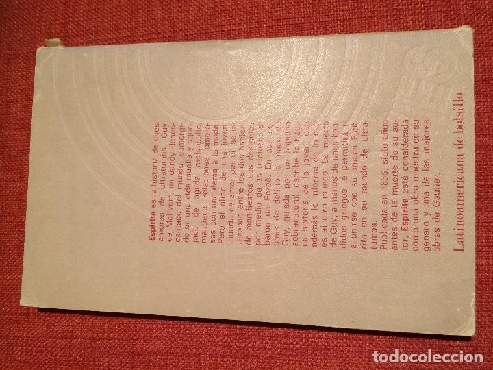 Libros de segunda mano: Espirita &ndash; T&eacute;ophile Gautier - Foto 2