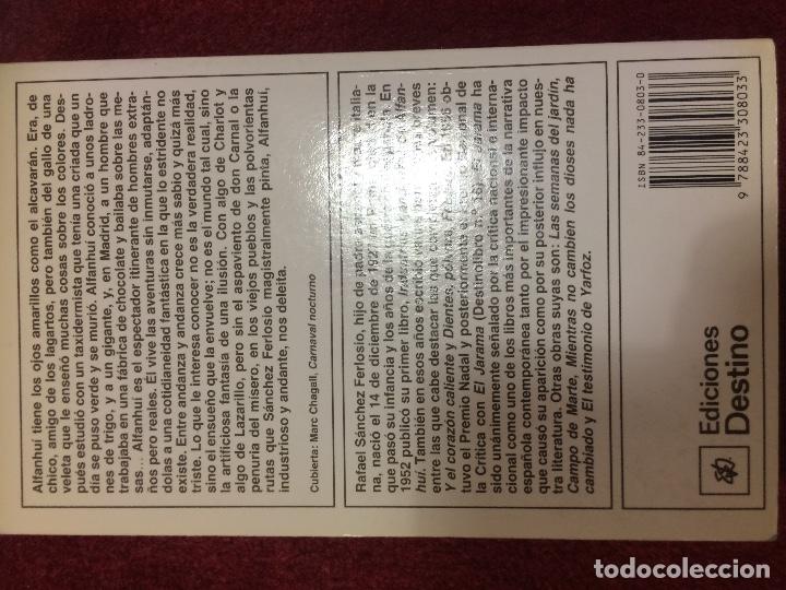 Libros de segunda mano: Alfanhu&iacute; &ndash; Rafael S&aacute;nchez Ferlosio - Foto 2