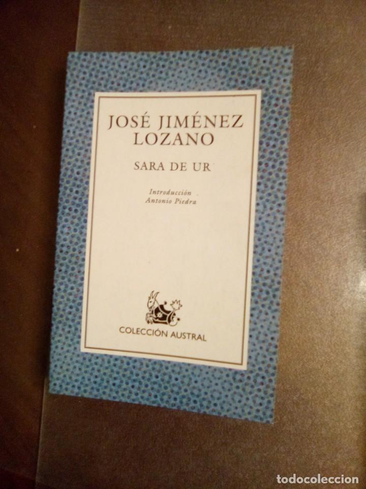 Libros de segunda mano: Jos&eacute; Jim&eacute;nez Lozano. Sara de Ur. - Foto 2