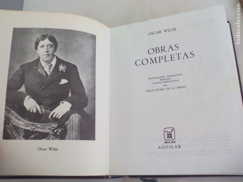 Libros de segunda mano: OSCAR WILDE. OBRAS COMPLETAS.. Editorial Aguilar, . - Foto 1