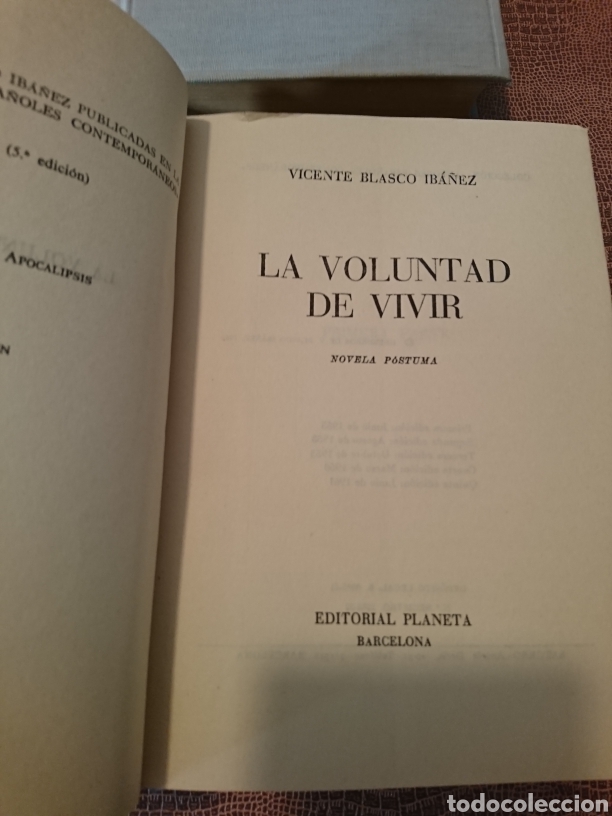 Libros de segunda mano: Colecci&oacute;n Blasco Ib&aacute;&ntilde;ez, 5 libros - Foto 8