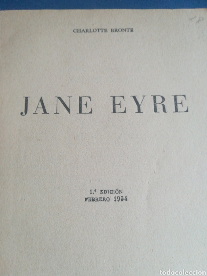 Libros de segunda mano: Jane Eyre Charlotte Bronte Primera Edici&oacute;n 1954 - Foto 2