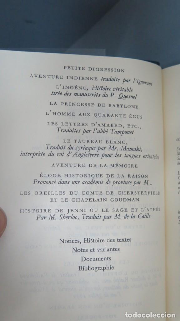 Libros de segunda mano: 1979.- ROMANS ET CONTES. VOLTAIRE. PL&Eacute;IADE - Foto 5
