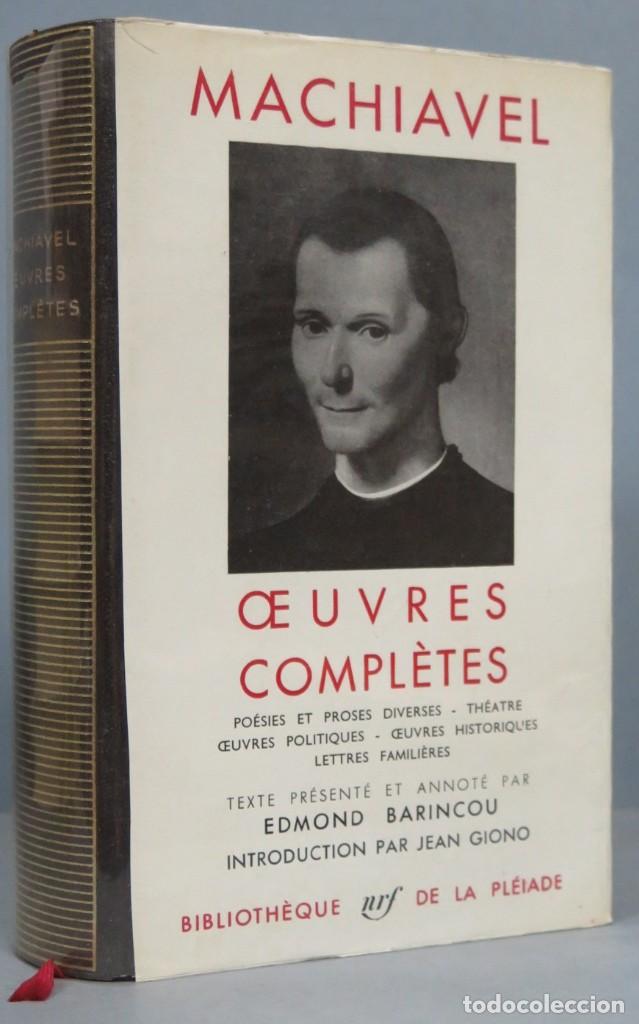 Libros de segunda mano: 1982.- OEUVRES COMPLETES. MACHIAVEL. + TABLEAUX GENEALOGIQUES. PLEAIDE - Foto 2