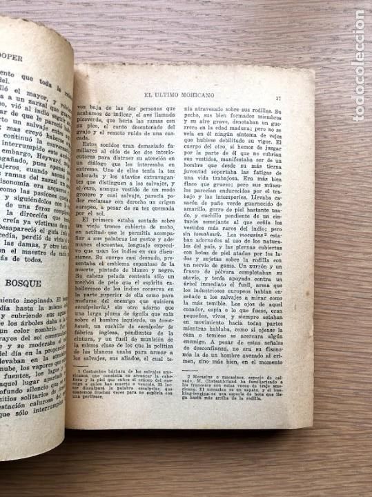 Libros de segunda mano: El &uacute;ltimo mohicano / J. Fenimore Cooper / Editorial Difusi&oacute;n / - Foto 6
