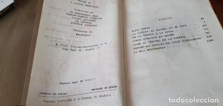 Libros de segunda mano: OBRAS INMORTALES JULIO VERNE EDAE LIBRO SPAIN      M - Foto 3