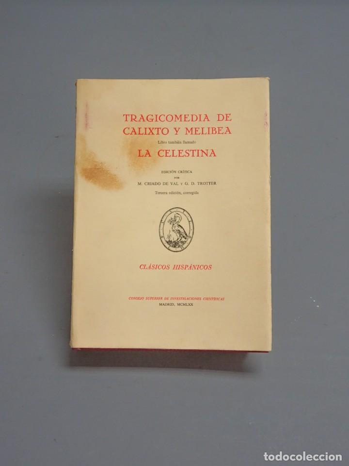 Libros de segunda mano: TRAGICOMEDIA DE CALIXTO Y MELIBEA-LA CELESTINA-FERNANDO DE ROJAS-1970