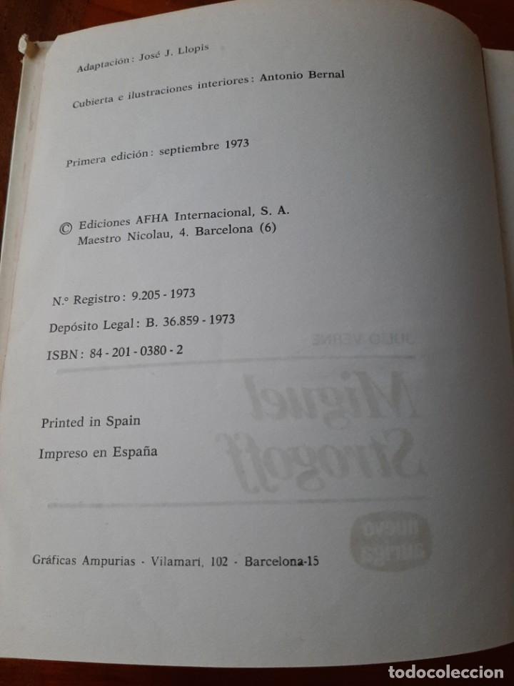 Libros de segunda mano: Miguel Strogoff. Julio Verne.1973. Ediciones Afha Internacional SA - Foto 7