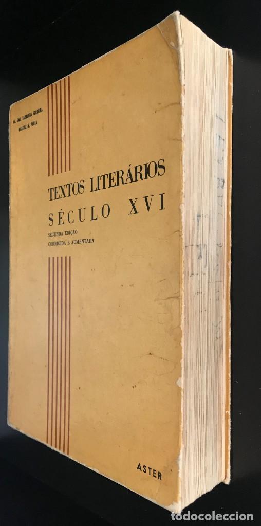 Libros de segunda mano: Textos Liter&aacute;rios do S&eacute;culo XVI de E. Ema Tarracha Ferreira e Beatriz M. Paula - Foto 5