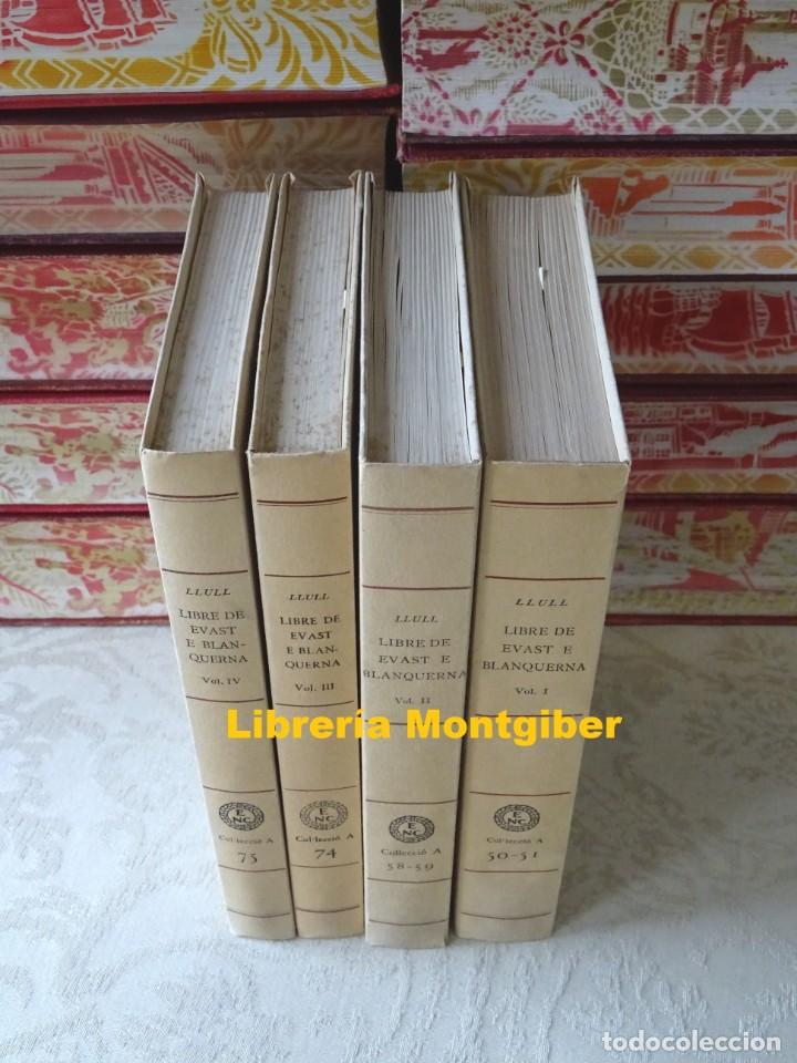 Libros de segunda mano: LIBRE DE EVAST E BLANQUERNA . 4 Vols.  Autor :  Llull, Ramon - Foto 3