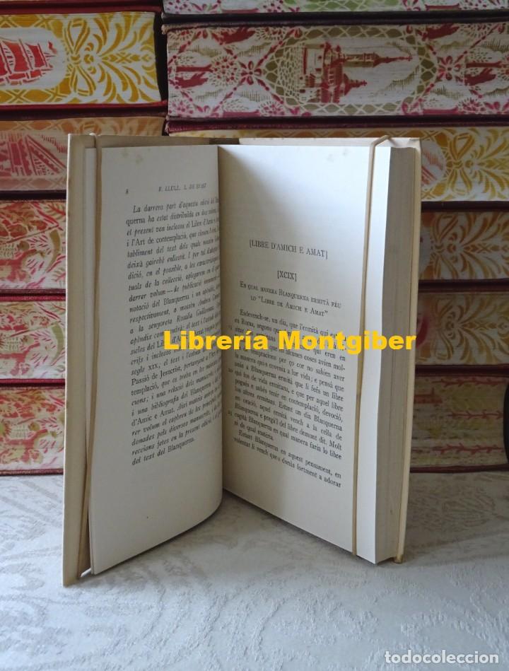 Libros de segunda mano: LIBRE DE EVAST E BLANQUERNA . 4 Vols.  Autor :  Llull, Ramon - Foto 6