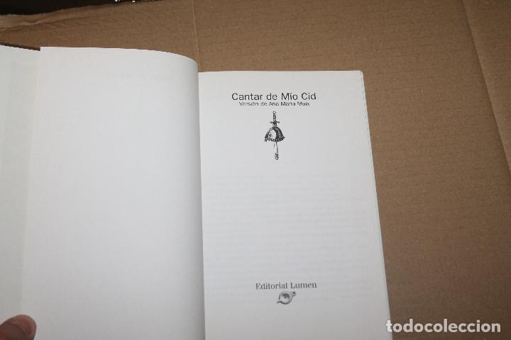 Libros de segunda mano: CANTAR DEL MIO CID, VERSI&Oacute;N DE ANA MARIA MOIX, LUMEN, A&Ntilde;O 1984 - Foto 2