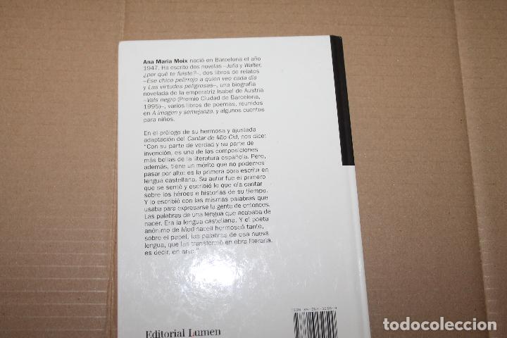 Libros de segunda mano: CANTAR DEL MIO CID, VERSI&Oacute;N DE ANA MARIA MOIX, LUMEN, A&Ntilde;O 1984 - Foto 4