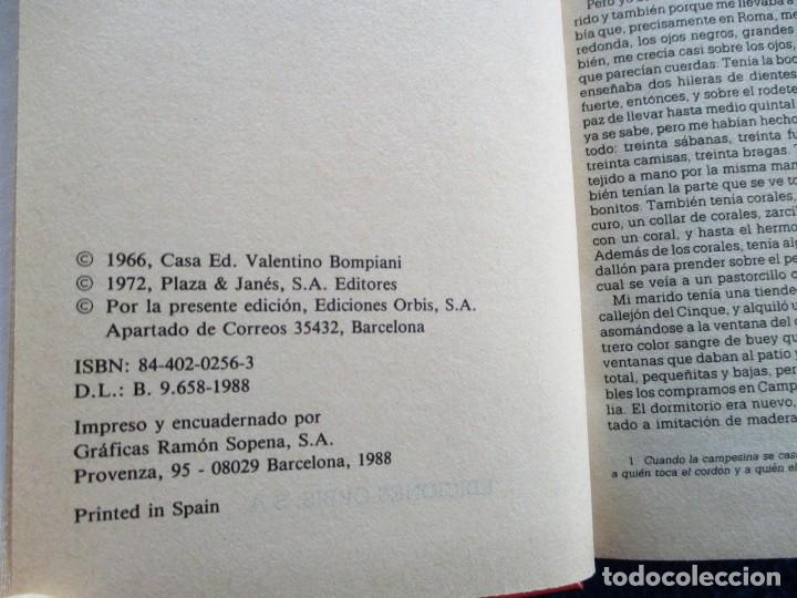 Libros de segunda mano: LA CAMPESINA Albeerto Moravia Editorial Orbis 1988 - Foto 5
