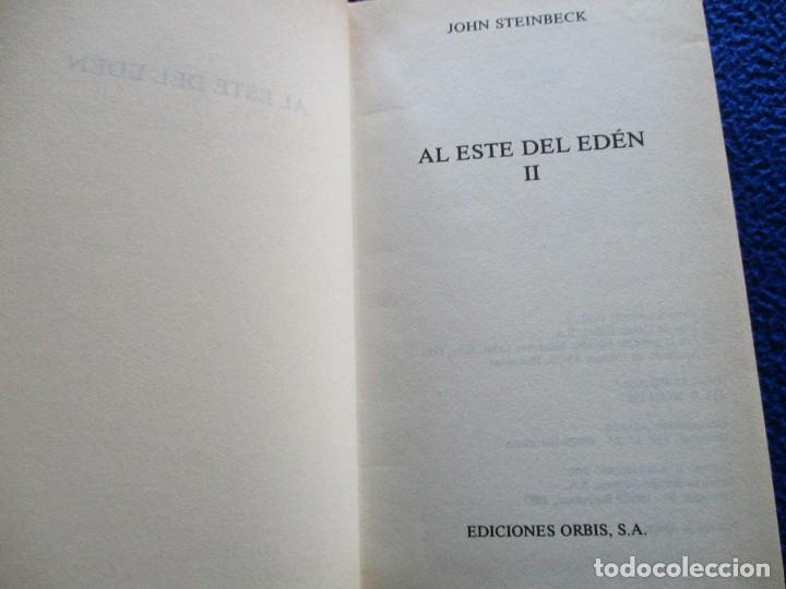 Libros de segunda mano: AL ESTE DEL EDEN John Steinbeck 2 Tomos Editorial Orbis 1988 - Foto 6
