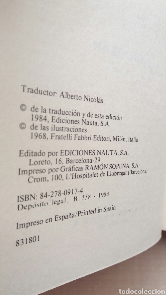 Libros de segunda mano: Sandok&aacute;n. Emilio Salgari. Ediciones Nauta, 1984. - Foto 6