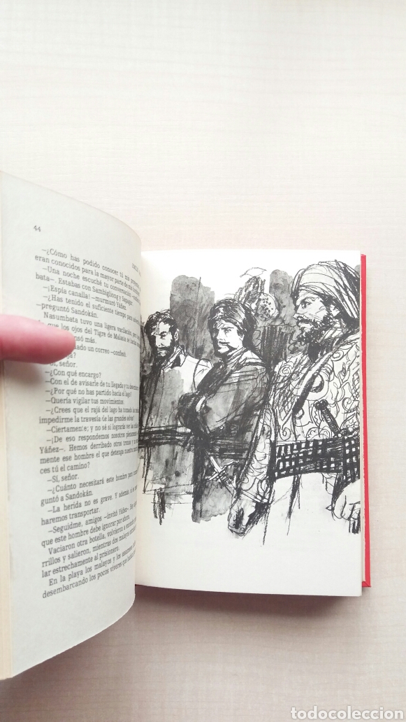 Libros de segunda mano: Sandok&aacute;n. Emilio Salgari. Ediciones Nauta, 1984. - Foto 7