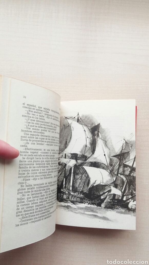 Libros de segunda mano: La carabela espa&ntilde;ola. Emilio Salgari. Ediciones Nauta, 1984. - Foto 7