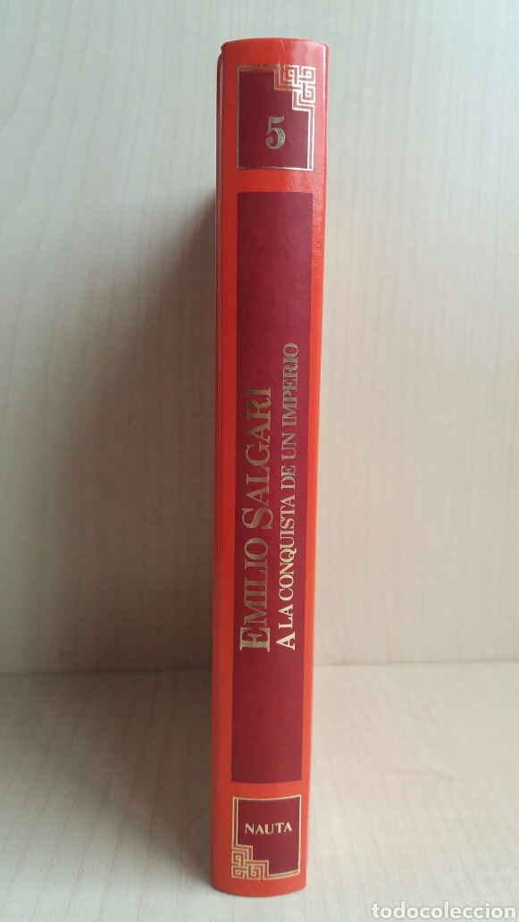 Libros de segunda mano: A la conquista de un imperio. Emilio Salgari. Ediciones Nauta, 1984. - Foto 2
