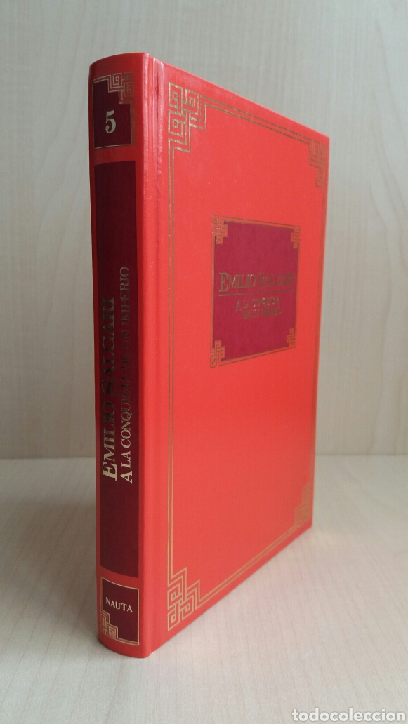 Libros de segunda mano: A la conquista de un imperio. Emilio Salgari. Ediciones Nauta, 1984. - Foto 3