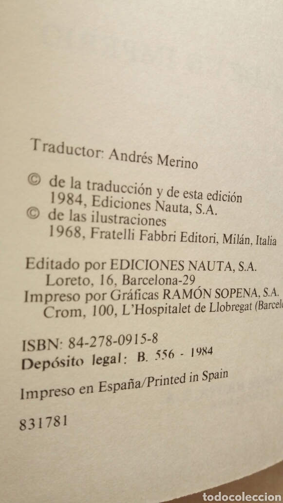 Libros de segunda mano: A la conquista de un imperio. Emilio Salgari. Ediciones Nauta, 1984. - Foto 6