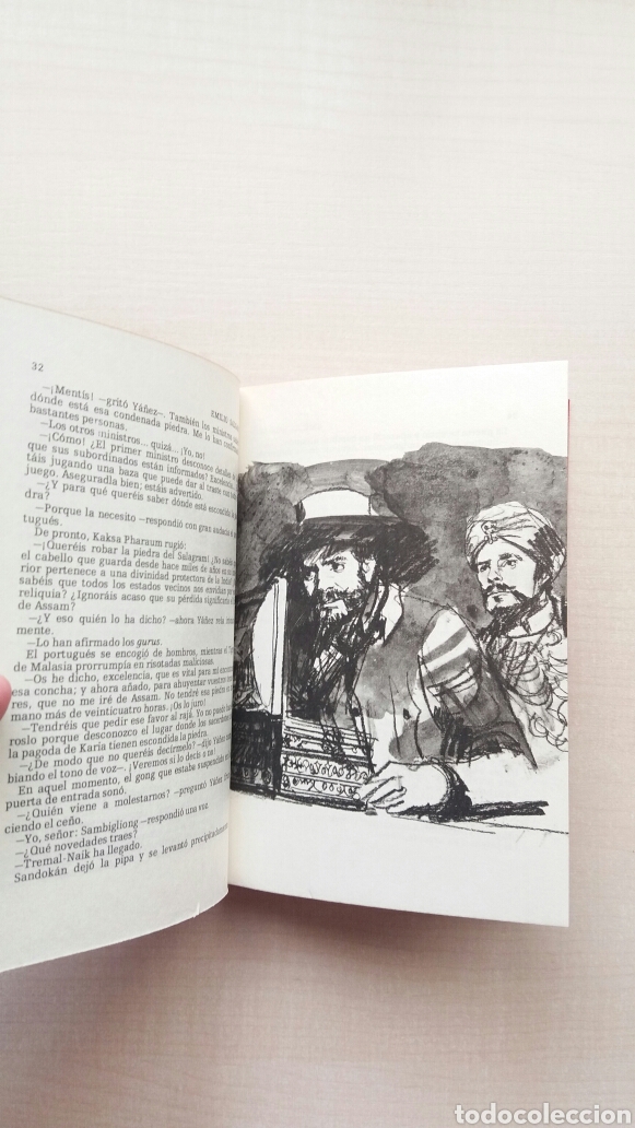 Libros de segunda mano: A la conquista de un imperio. Emilio Salgari. Ediciones Nauta, 1984. - Foto 7