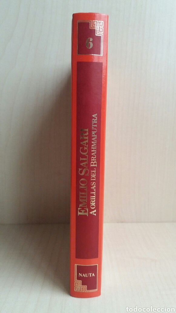 Libros de segunda mano: A orillas del Brahmaputra. Emilio Salgari. Ediciones Nauta, 1984. - Foto 2
