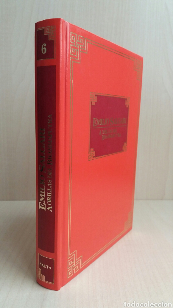 Libros de segunda mano: A orillas del Brahmaputra. Emilio Salgari. Ediciones Nauta, 1984. - Foto 3