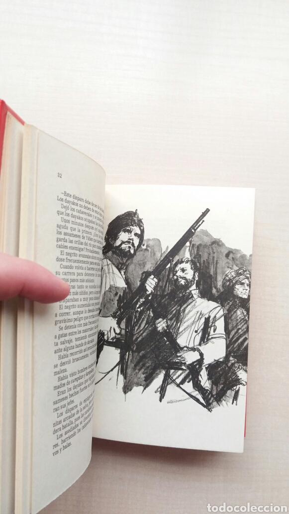 Libros de segunda mano: El desquite de Sandok&aacute;n. Emilio Salgari. Ediciones Nauta, 1984. - Foto 7