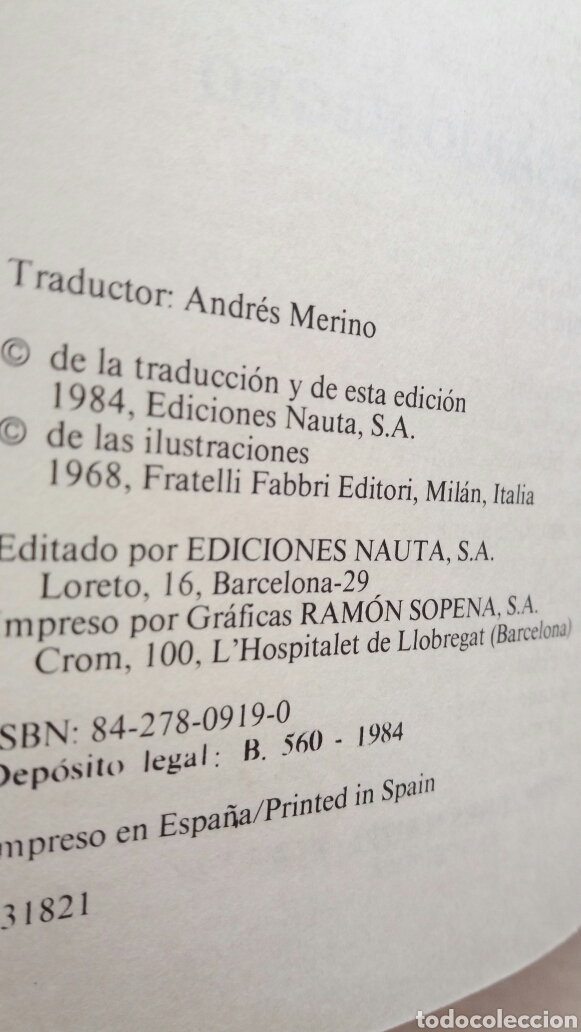 Libros de segunda mano: El corsario negro. Emilio Salgari. Ediciones Nauta, 1984. - Foto 6