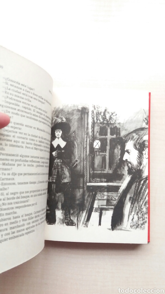 Libros de segunda mano: El corsario negro. Emilio Salgari. Ediciones Nauta, 1984. - Foto 7