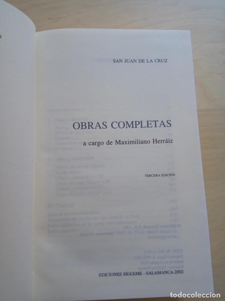 Libros de segunda mano: SAN JUAN DELA CRUZ OBRAS COMPLETAS - Foto 3