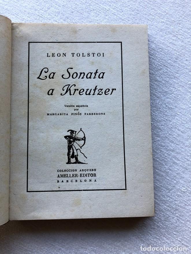 Libros de segunda mano: La sonata a Kreutzer / Leon Tolstoi / Colecci&oacute;n Arquero / - Foto 4