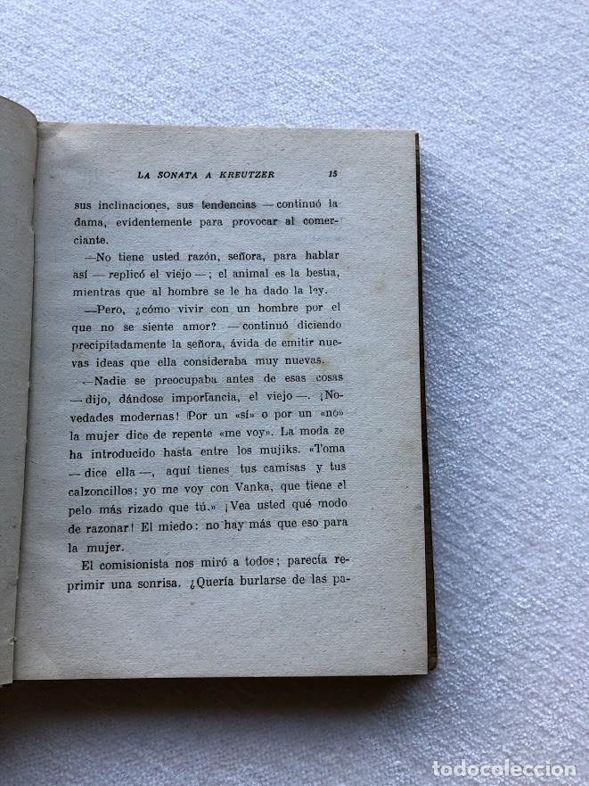 Libros de segunda mano: La sonata a Kreutzer / Leon Tolstoi / Colecci&oacute;n Arquero / - Foto 5