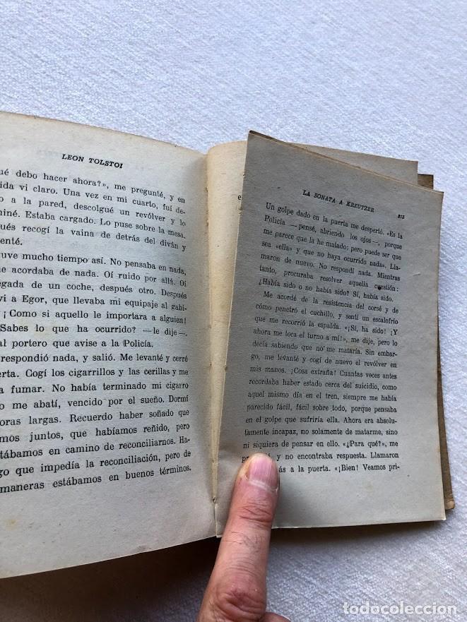 Libros de segunda mano: La sonata a Kreutzer / Leon Tolstoi / Colecci&oacute;n Arquero / - Foto 8