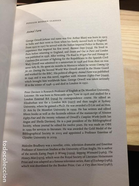 Libros de segunda mano: Animal Farm - George Orwell - Foto 2