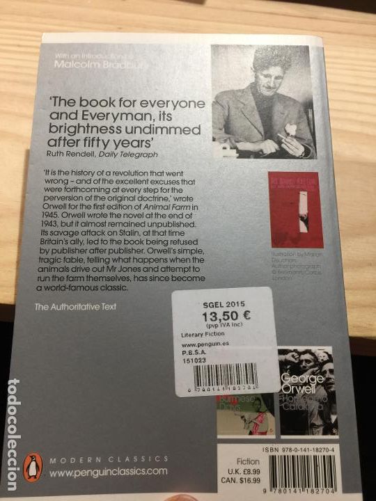 Libros de segunda mano: Animal Farm - George Orwell - Foto 4